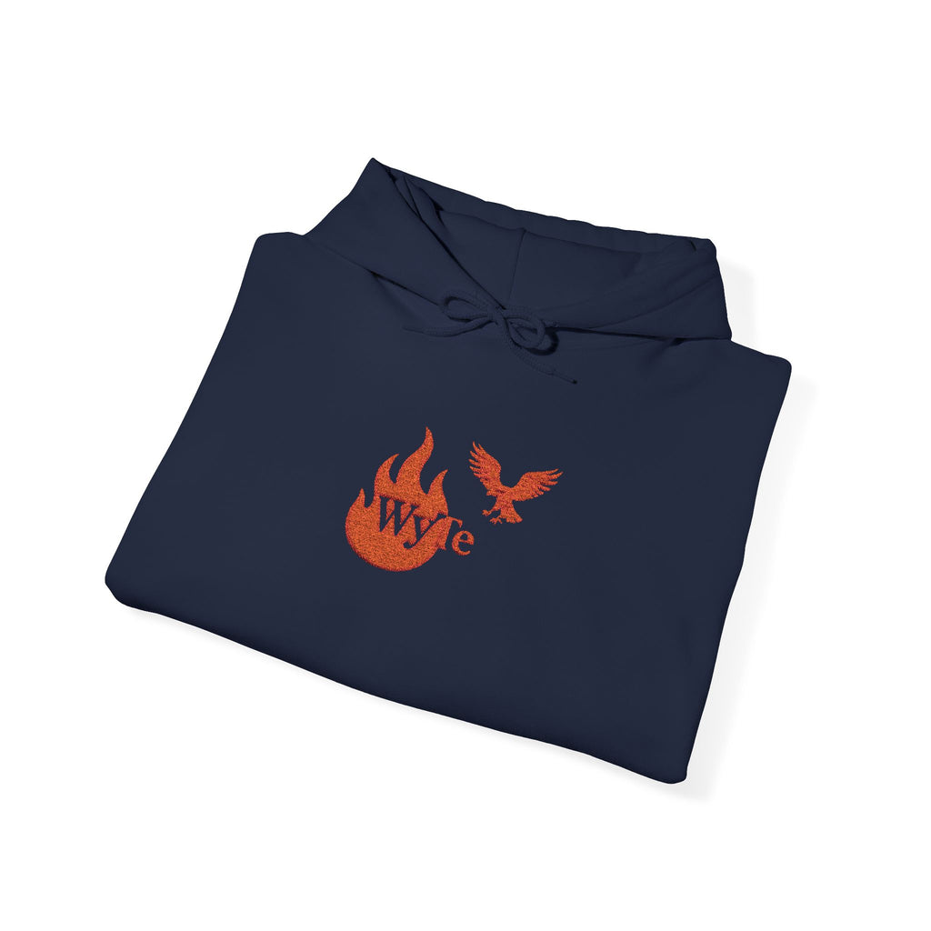Hoodie - Wyte Flame & Eagle Pullover kaputzen Pullover