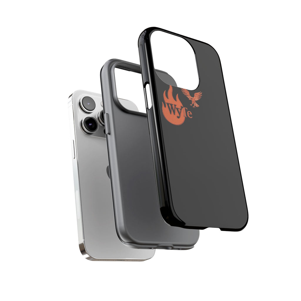 Iphone Case - Orange WyTe Flame & Eagle Logo Protective Cover Feuer/Adler/Handy Hülle