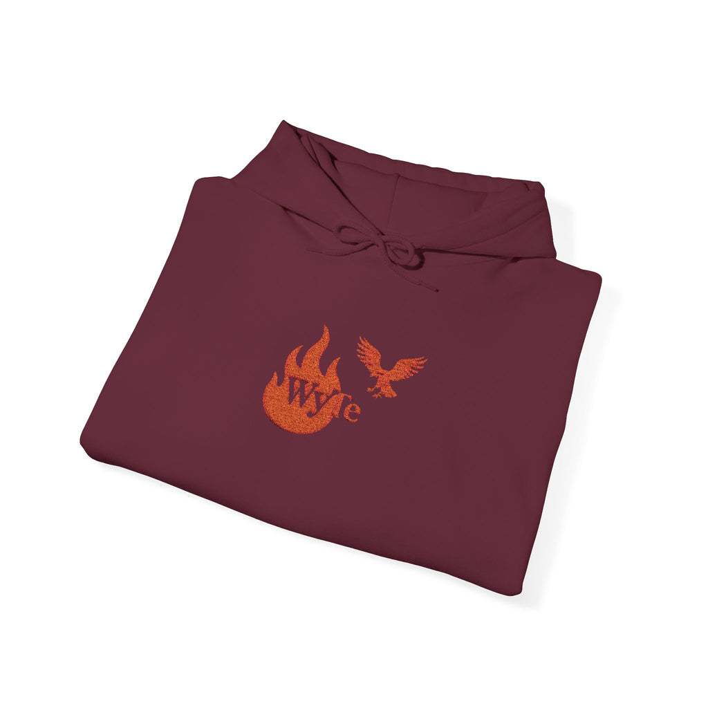 Hoodie - Wyte Flame & Eagle Pullover kaputzen Pullover