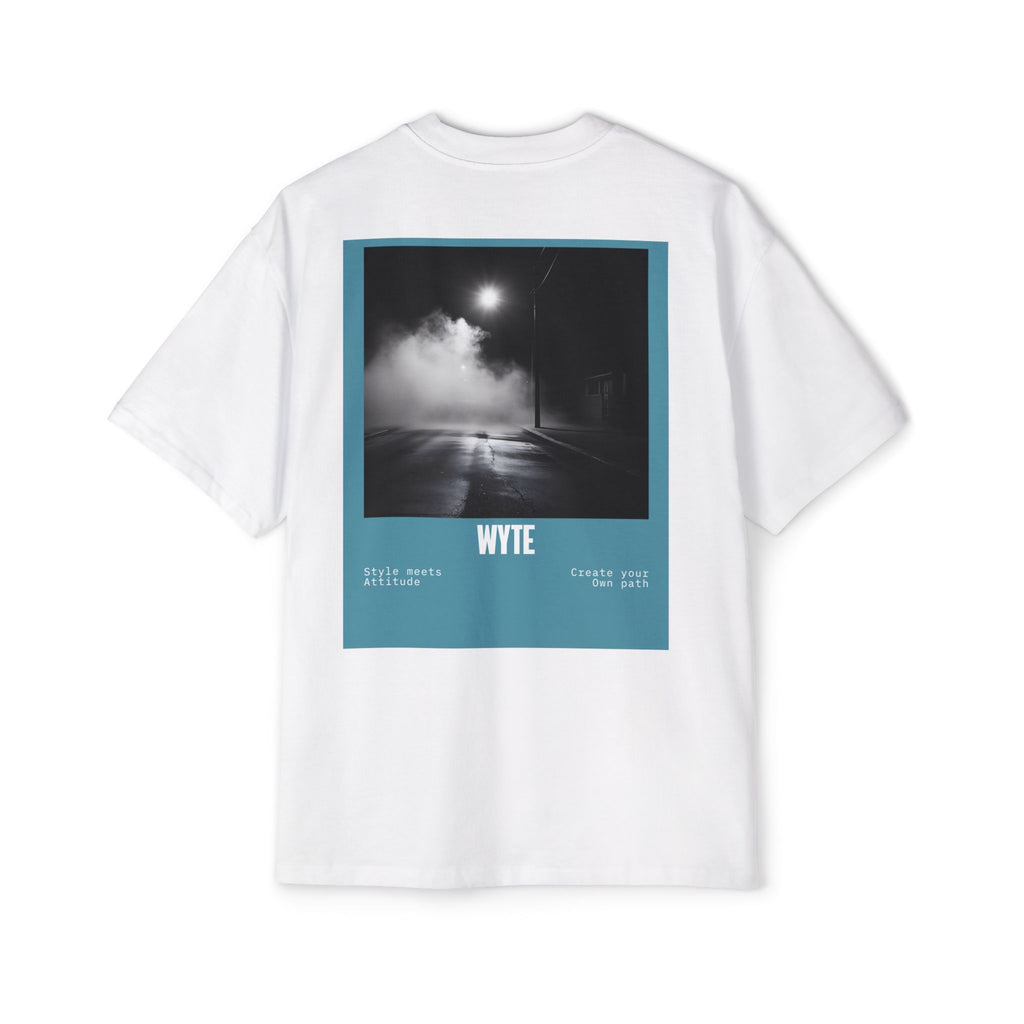 Oversized Tee — 'WyTe' Photo-Back Print Streetwear T‑Shirt