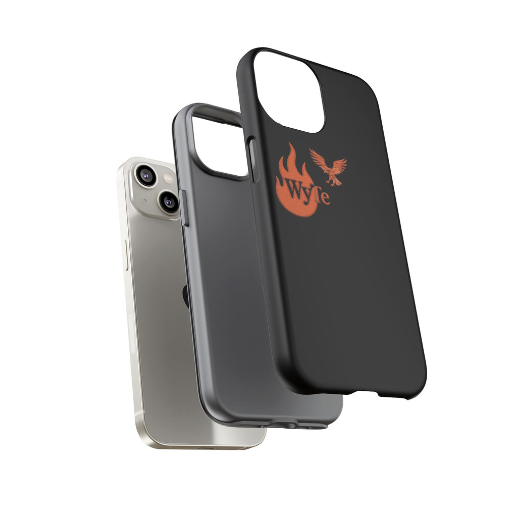 Iphone Case - Orange WyTe Flame & Eagle Logo Protective Cover Feuer/Adler/Handy Hülle