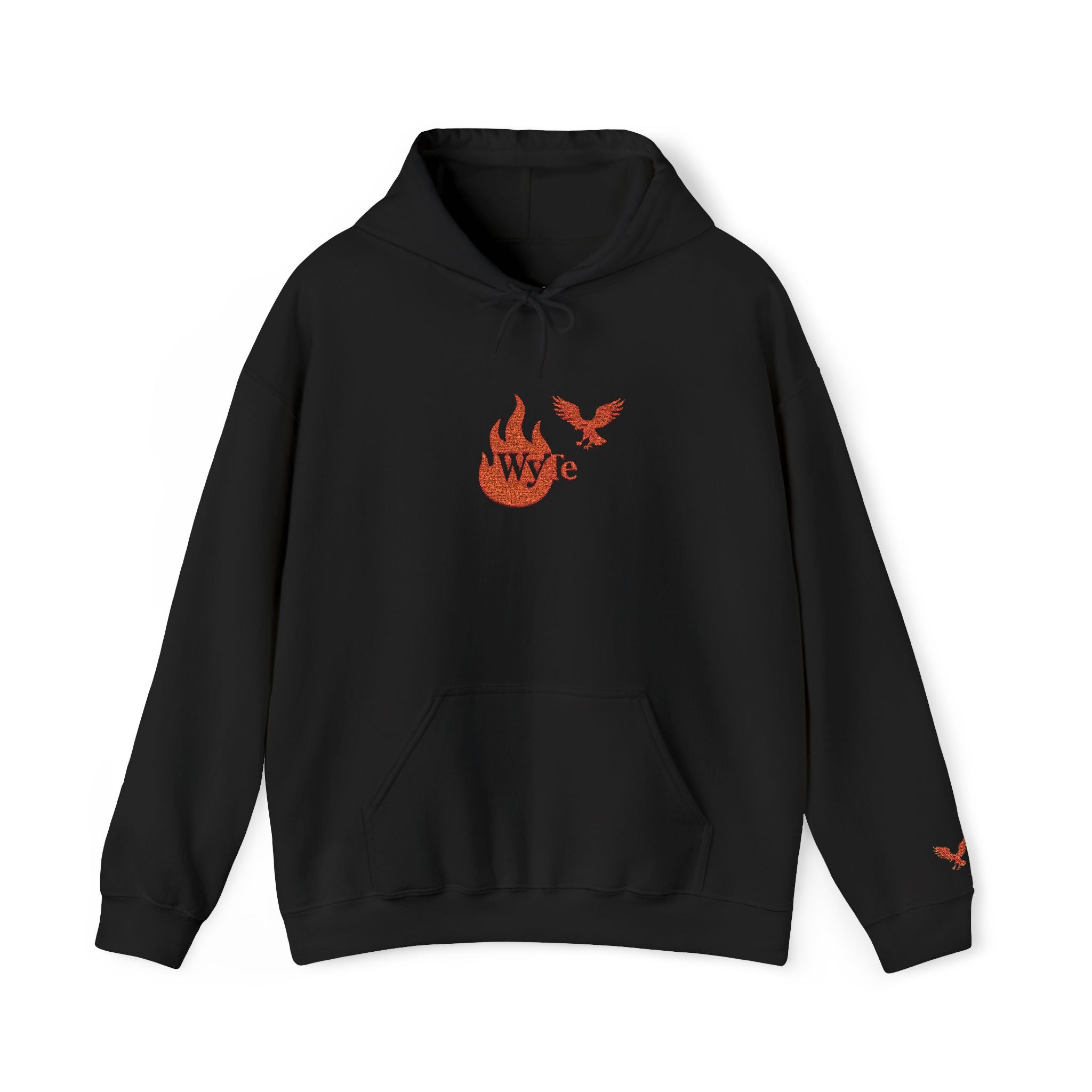 Hoodie - Wyte Flame & Eagle Pullover kaputzen Pullover
