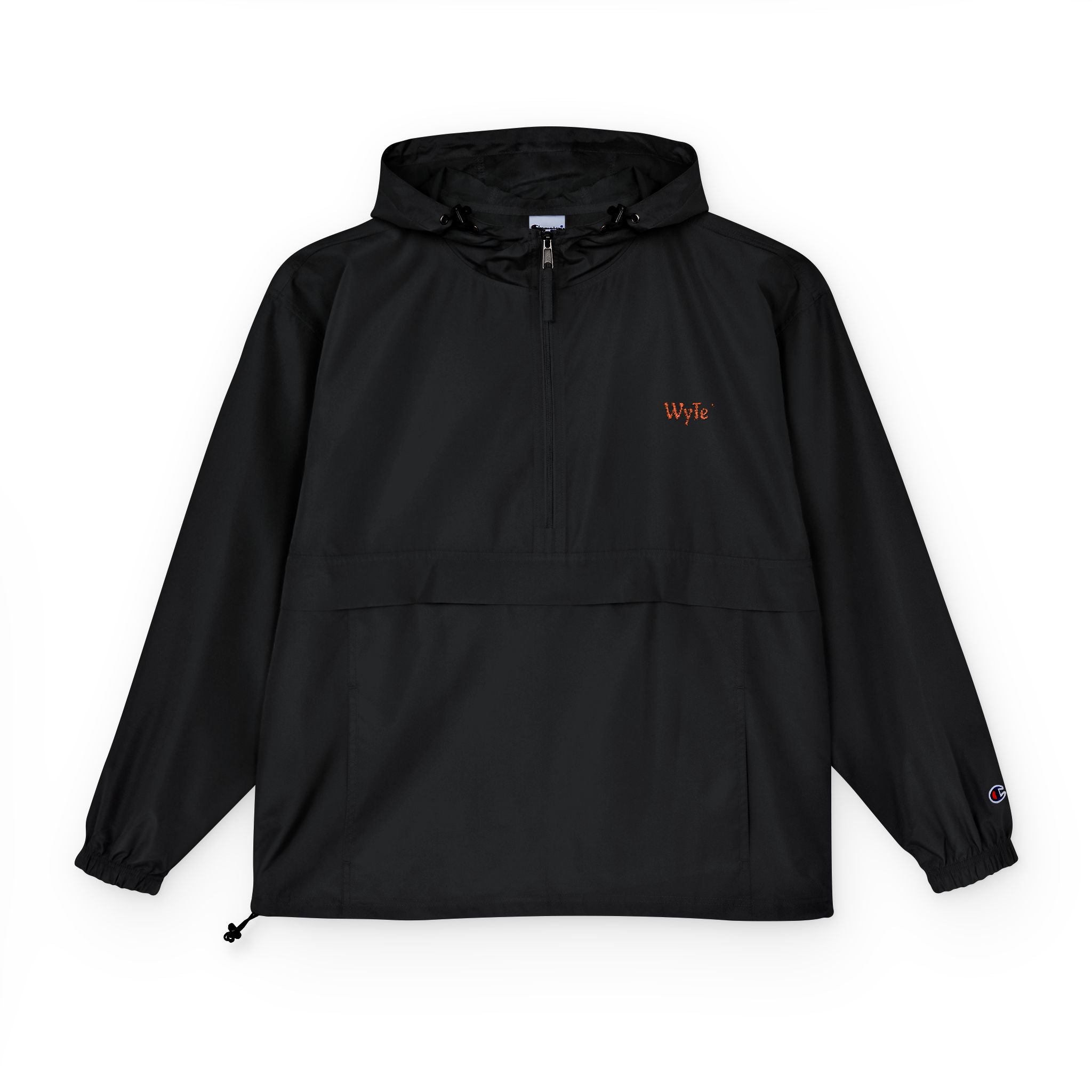 WyTe’ Packable Anorak Jacket – Lightweight Hooded Windbreaker in Vibrant Orange