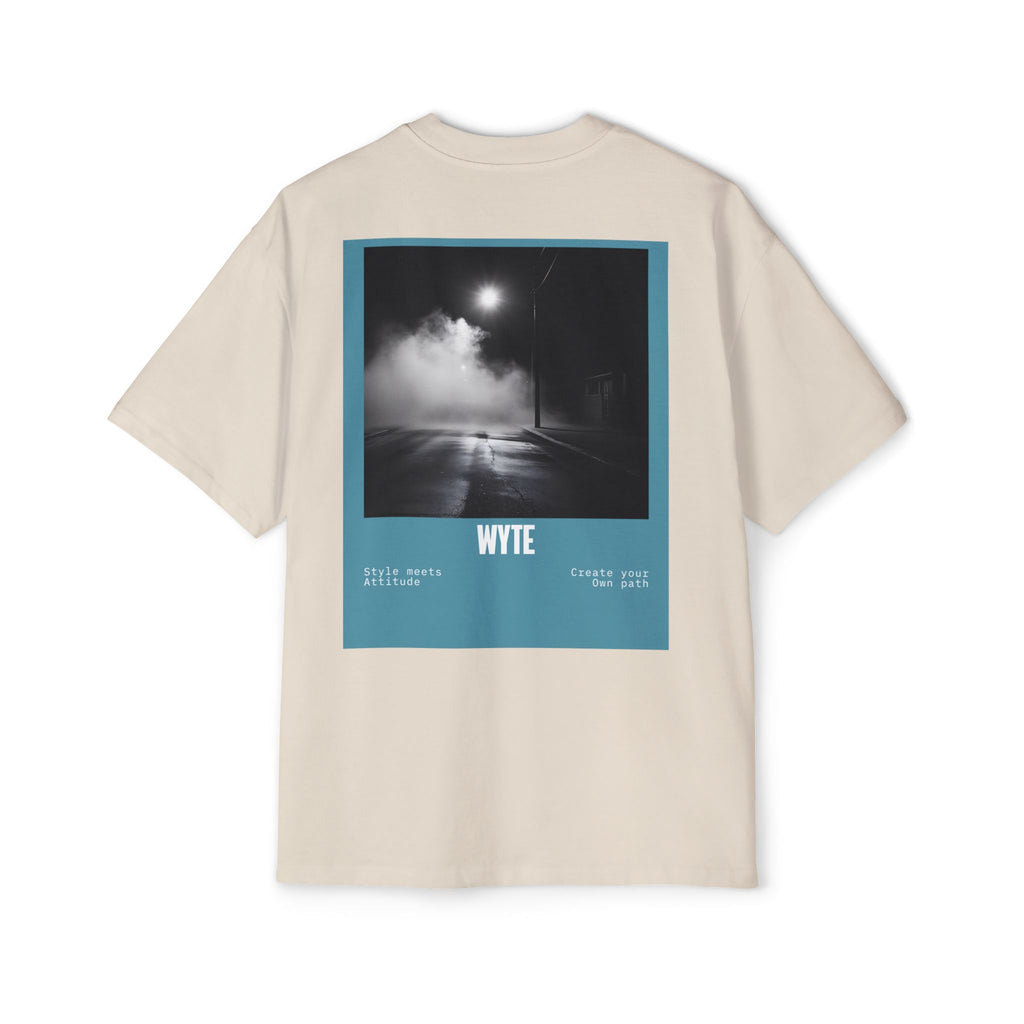 Oversized Tee — 'WyTe' Photo-Back Print Streetwear T‑Shirt