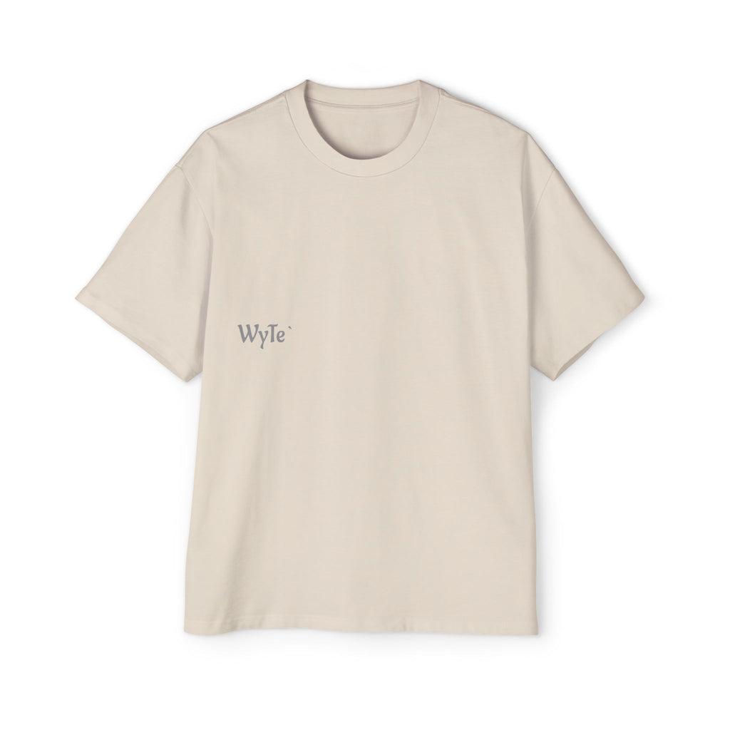 Oversized Tee — 'WyTe' Photo-Back Print Streetwear T‑Shirt