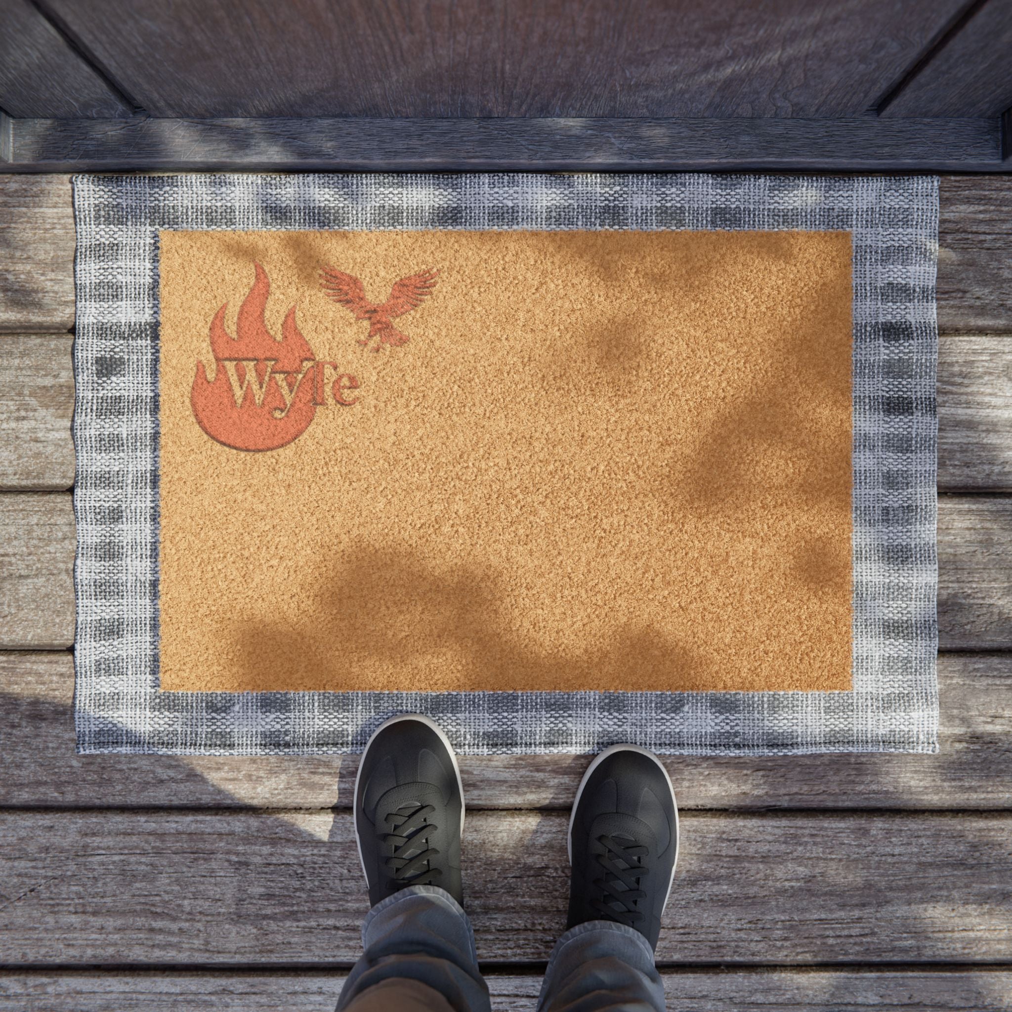 Natural Coir Doormat — Heavy-Duty Non-Slip Outdoor Welcome Mat