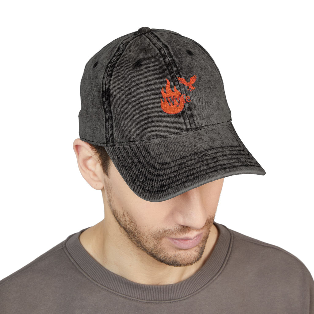 WyTe Flame & Eagle Vintage Cap (Embroidery)