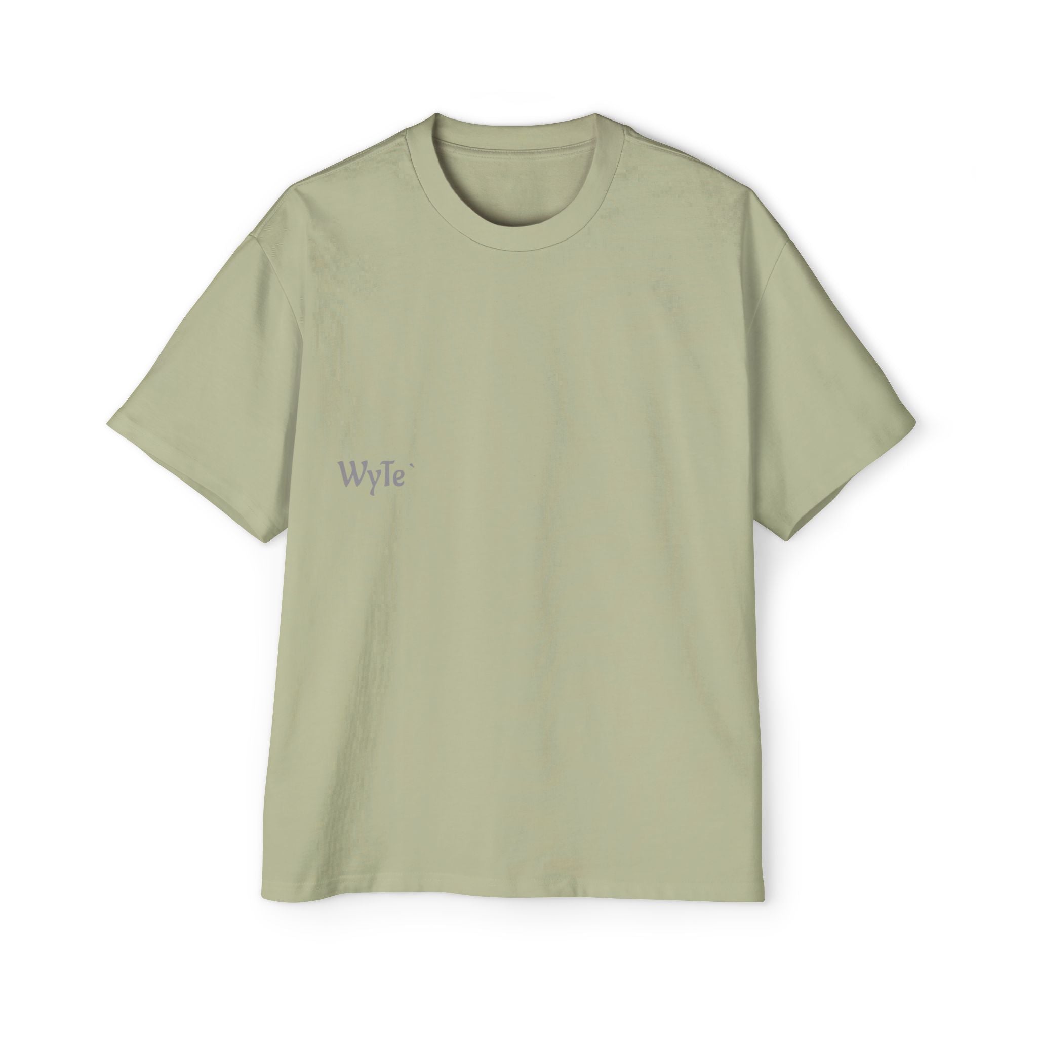 Oversized Tee — 'WyTe' Photo-Back Print Streetwear T‑Shirt