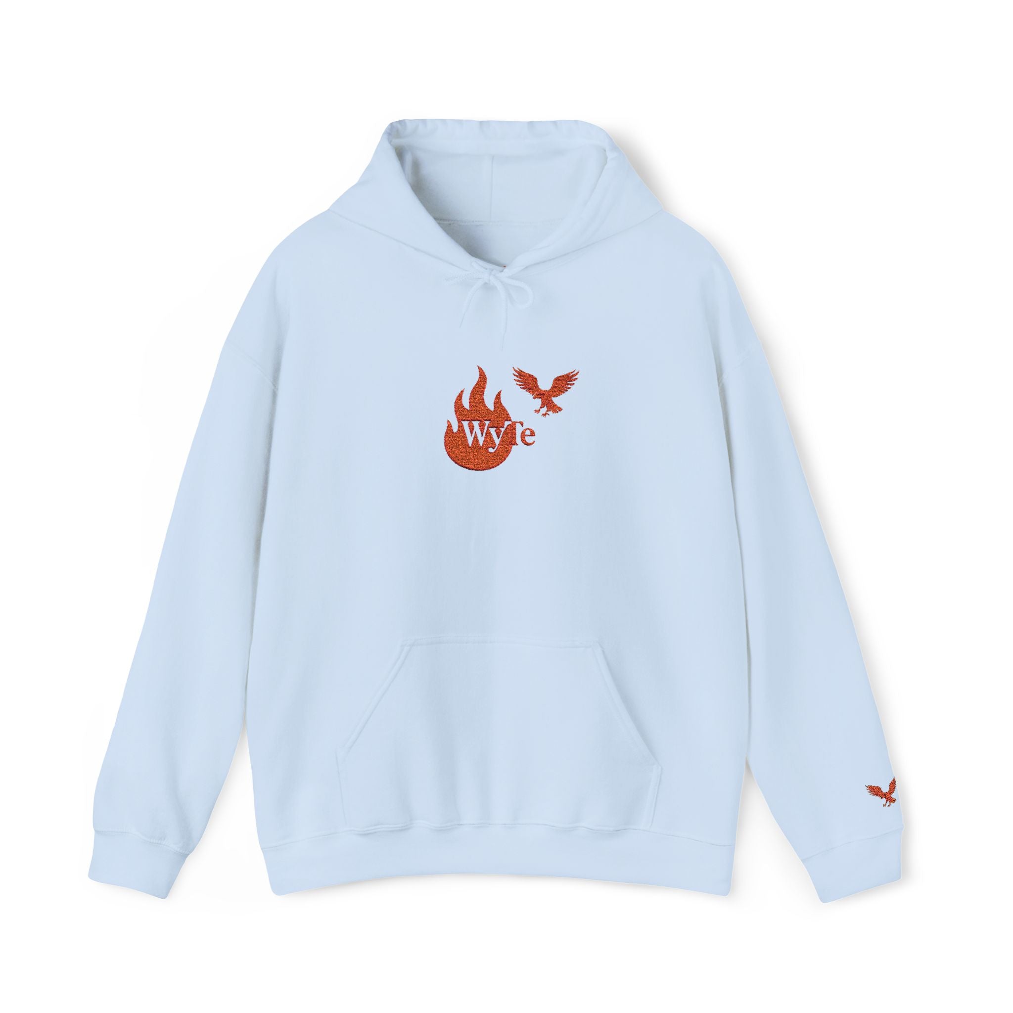 Hoodie - Wyte Flame & Eagle Pullover kaputzen Pullover