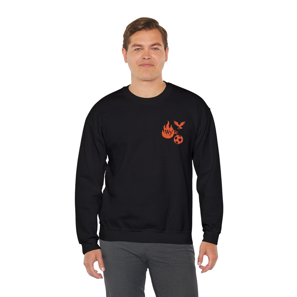 WyTe Flame & Eagle Soccer Sweatshirt/Pullover/Langarm/Winter/Gemütlich