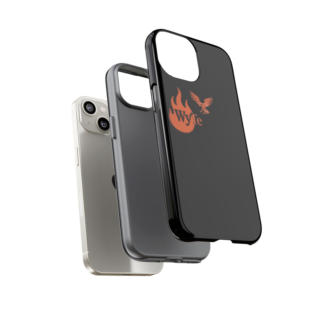 Iphone Case - Orange WyTe Flame & Eagle Logo Protective Cover Feuer/Adler/Handy Hülle