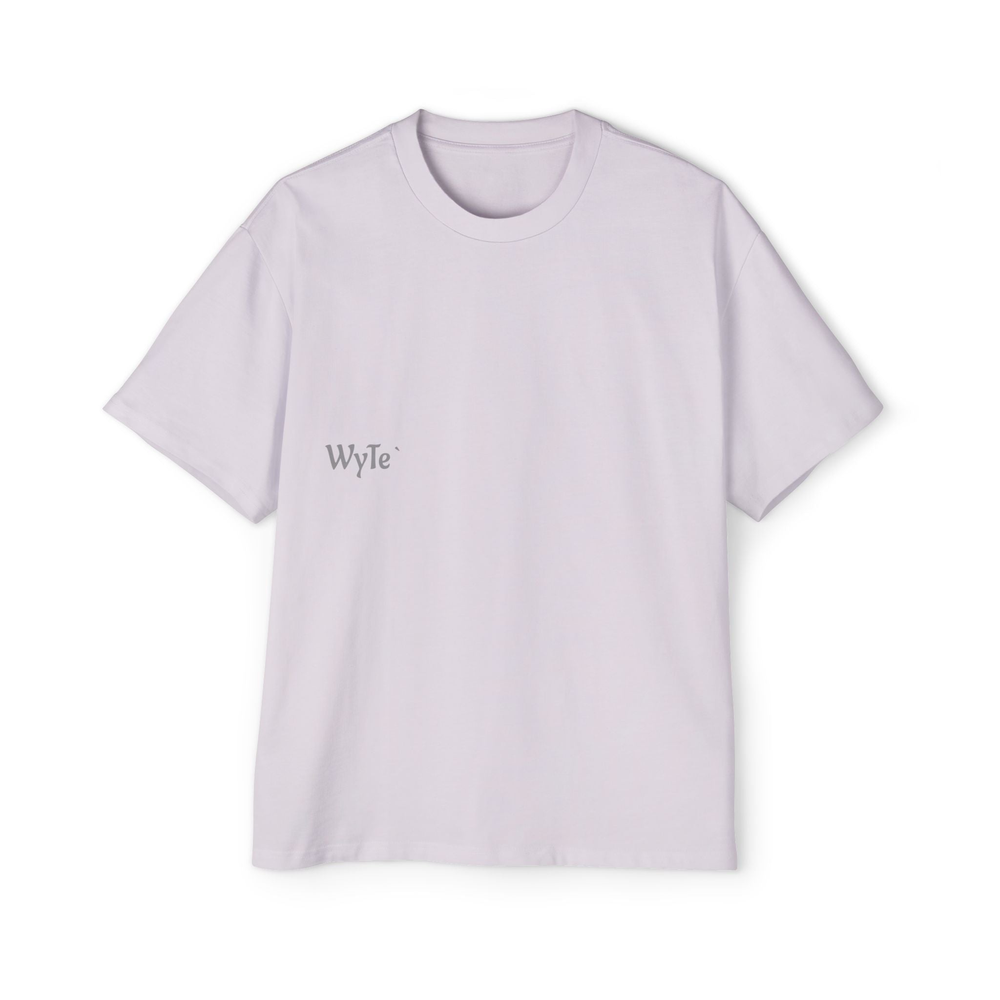 Oversized Tee — 'WyTe' Photo-Back Print Streetwear T‑Shirt