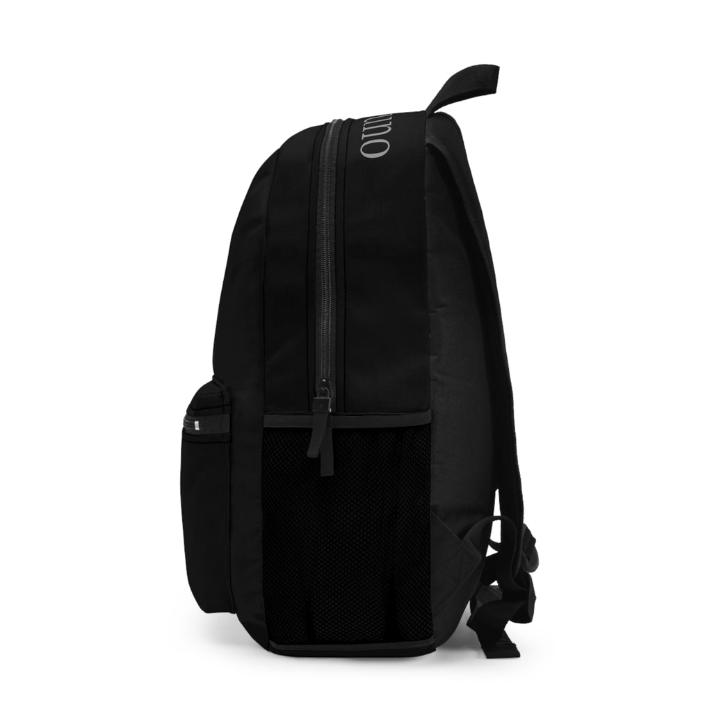WyTe Logo Black Backpack — Minimalist Everyday School & Travel Bag