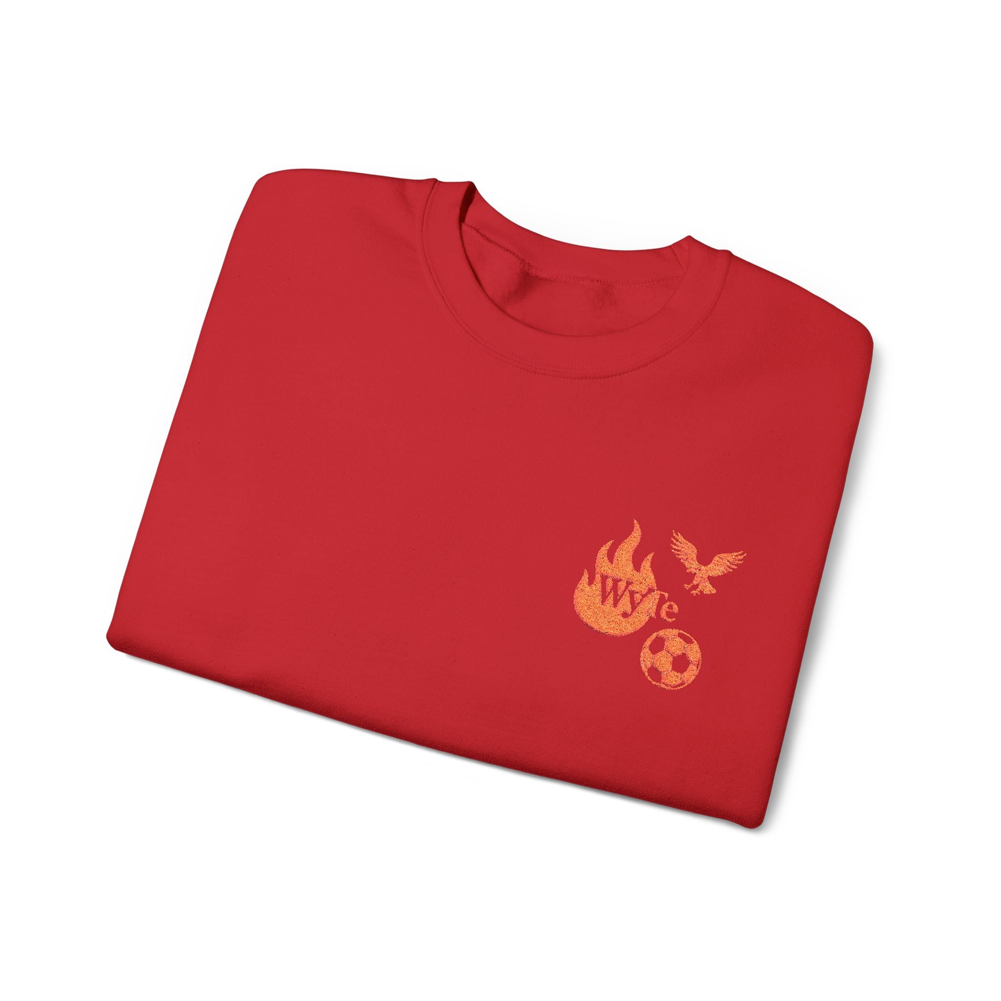 WyTe Flame & Eagle Soccer Sweatshirt/Pullover/Langarm/Winter/Gemütlich
