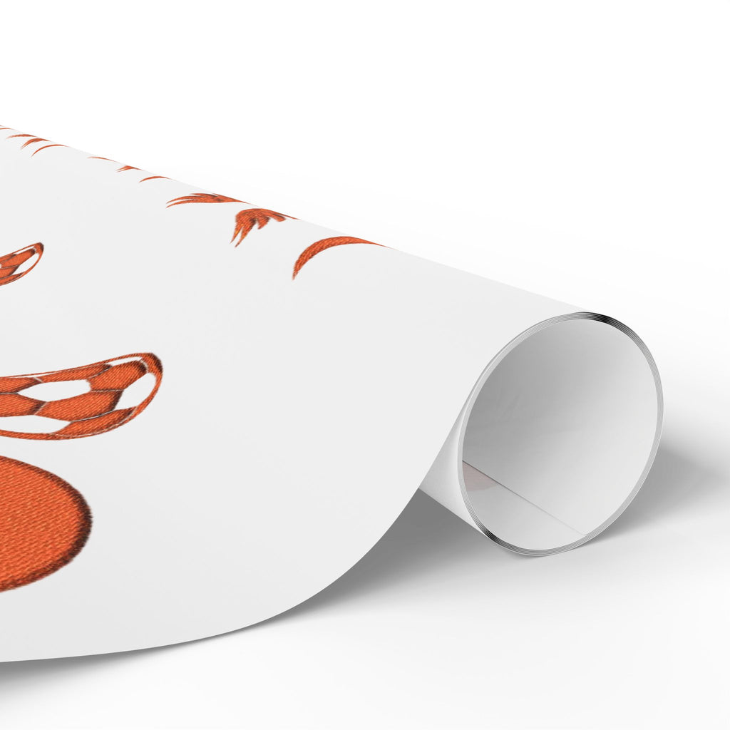 WyTe Flame & Eagle Soccer Logo Wrapping Paper — Custom Sports Gift Wrap