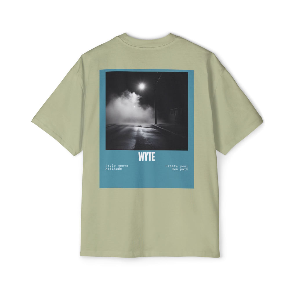 Oversized Tee — 'WyTe' Photo-Back Print Streetwear T‑Shirt